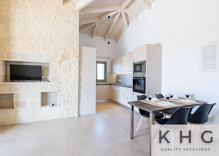 Leo's Red Stone & White Stone Made Villas, 2 With Private Pool In Village Villa